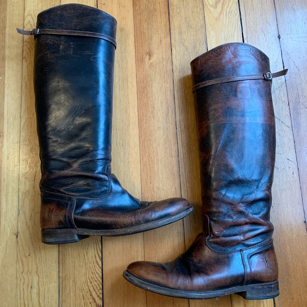 Tall Leather Frye riding boots Size 10